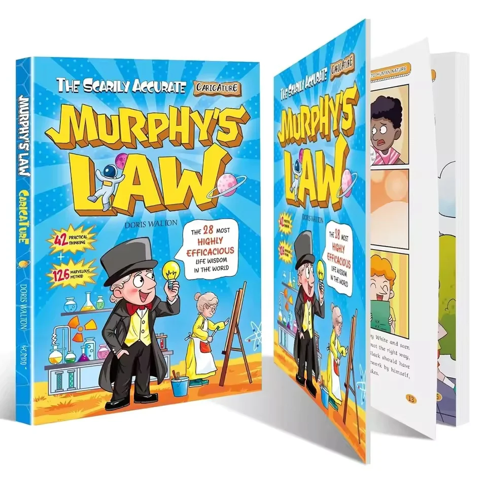 Kids Education Fun - หนังสือเรียนรู้กฎของเมอร์ฟีสำหรับเด็กอายุ 8-12 ปี จำนวน 128 หน้า