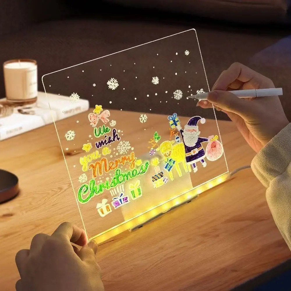 Kids Education Fun - กระดานวาดภาพเด็ก Magic Glow: แท็บเล็ต LCD แบบใช้ซ้ำได้