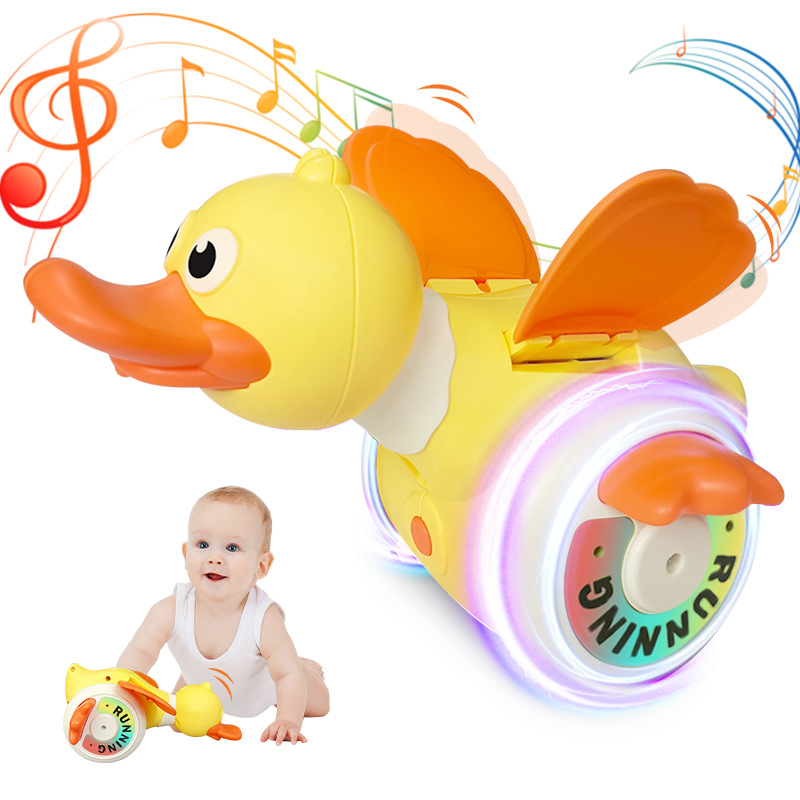 Kids Education Music - เด็กไฟฟ้าหมุนเป็ดจําลอง Foraging ฟรีหมุนเป็ด Sound & Light