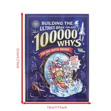 Kids Education Fun - ทำไม 100 หมื่นคำถาม: การสร้างสมองอัจฉริยะสำหรับเด็ก ฉบับภาษาอังกฤษ หนังสือการ์ตูนวิทยาศาสตร์แสนสนุก