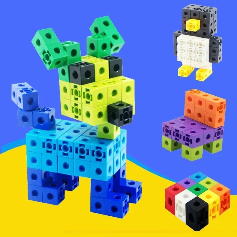 ชุดลูกบาศก์เชื่อมต่อ 100 ชิ้น  - Math Manipulative Set บทวิจารณ์และราคา