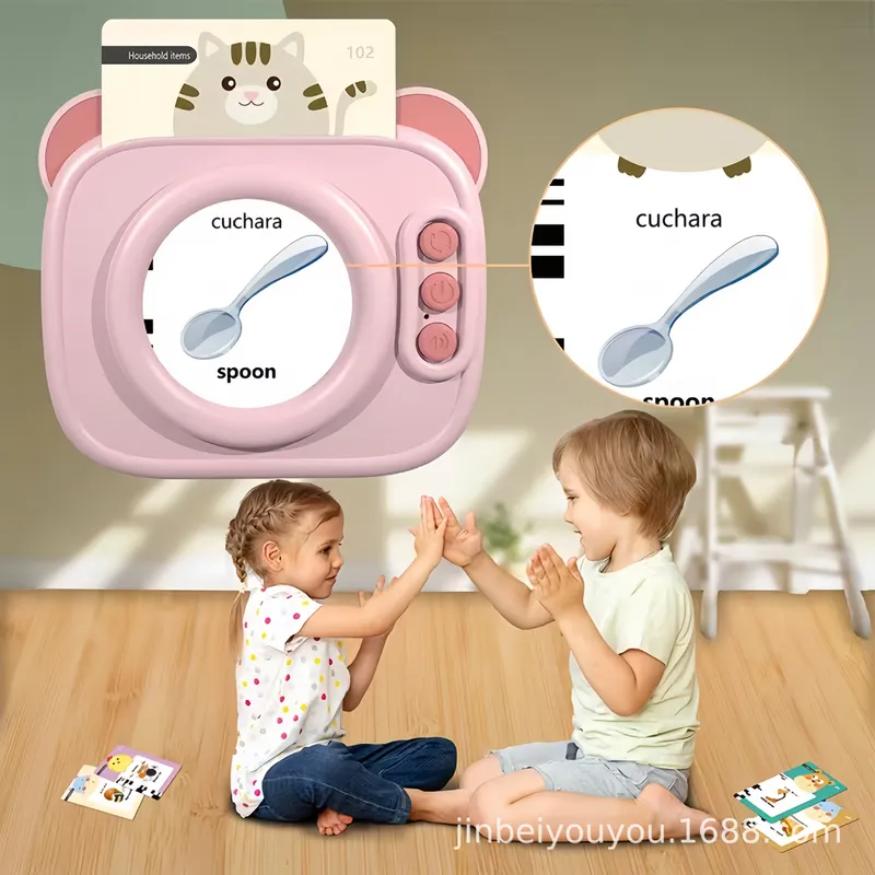 เครื่องอ่านบัตรคำศัพท์สำหรับกา - English Kids Education บทวิจารณ์และราคา