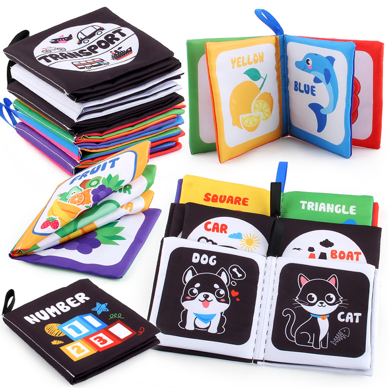 หนังสือผ้าสำหรับทารกแรกเกิด0-1 - Kids Education Books บทวิจารณ์และราคา