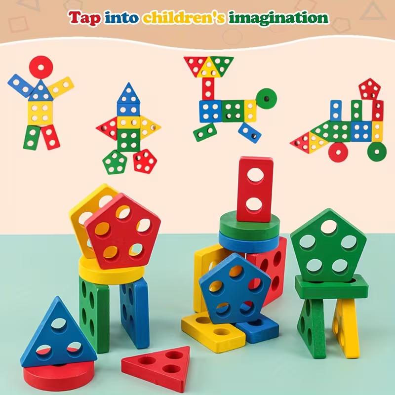 Montessori เกมไม้ของเล่นเด็กปร - Kids Educational Game 2 บทวิจารณ์และราคา