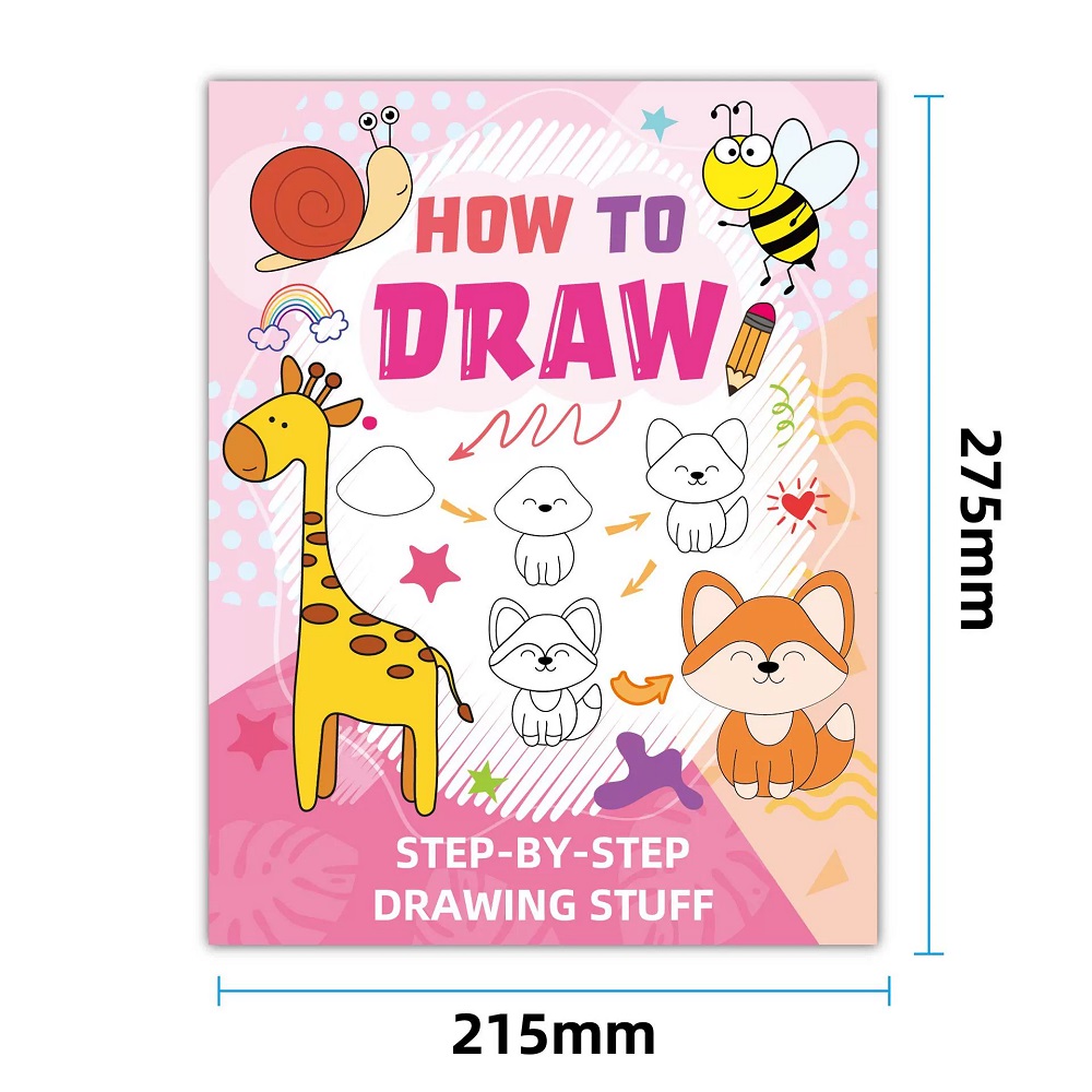 วิธีการวาดสมุดสเก็ตช์ภาพการ์ตู - Kids Education Fun บทวิจารณ์และราคา