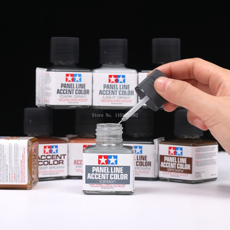 สีเคลือบเงาแบบแผงขนาด 40 มล. ส - Tamiya Model Paint Set บทวิจารณ์และราคา
