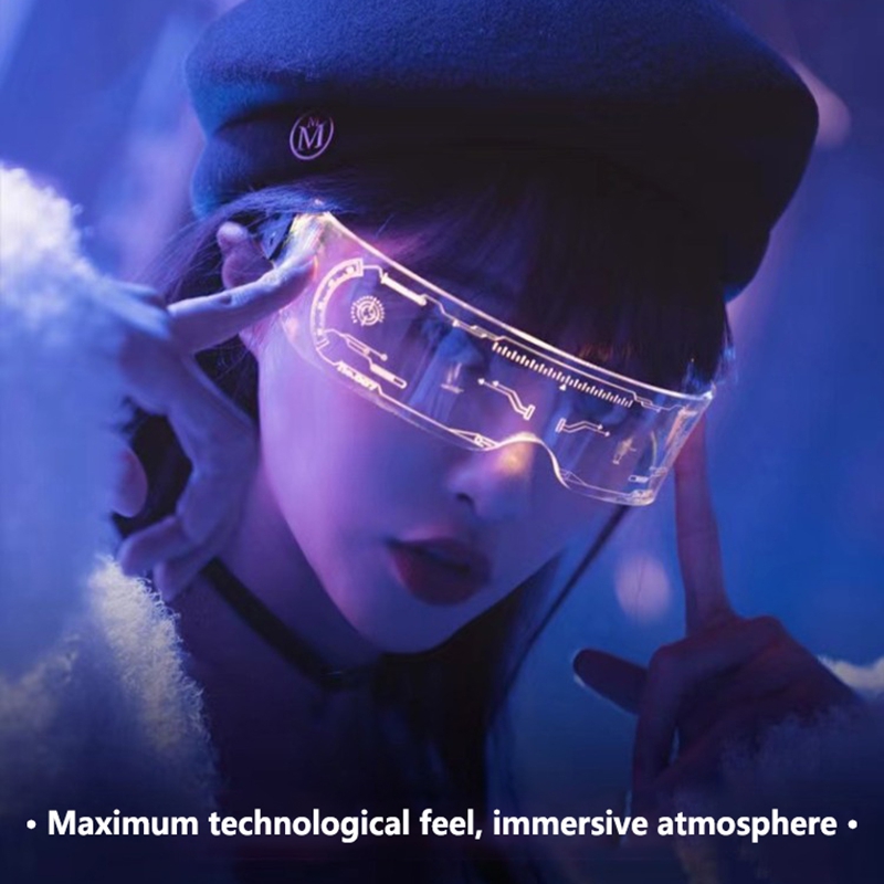 แว่นตา LED สไตล์ไซเบอร์พังก์ แ - English Kids Education บทวิจารณ์และราคา