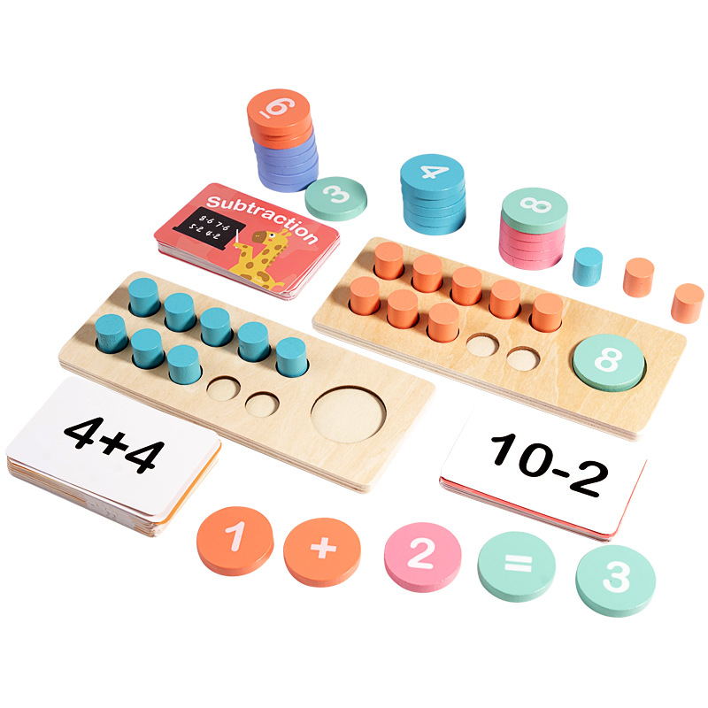 เด็กไม้จํานวน BOARD Cognitive  - Math Manipulative Set บทวิจารณ์และราคา