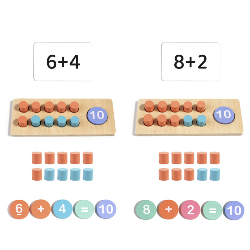เด็กไม้จํานวน BOARD Cognitive  - Math Manipulative Set บทวิจารณ์และราคา