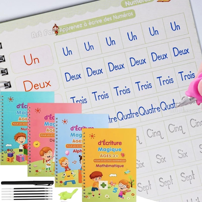 สมุดจดสำหรับเด็ก4เล่ม/ชุดสมุดบ - Math Manipulative Set บทวิจารณ์และราคา