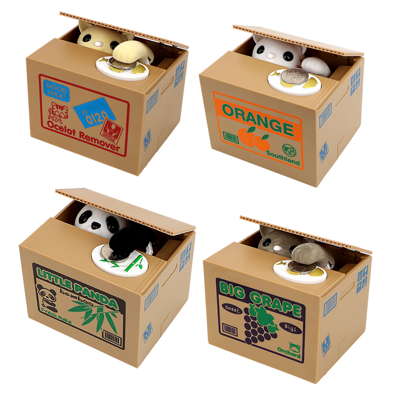 แพนด้าขโมยเหรียญกล่องใส่เงินอั - Kids Education Money บทวิจารณ์และราคา