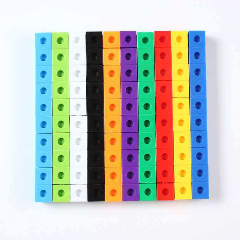 ชุดลูกบาศก์เชื่อมต่อ 100 ชิ้น  - Math Manipulative Set บทวิจารณ์และราคา