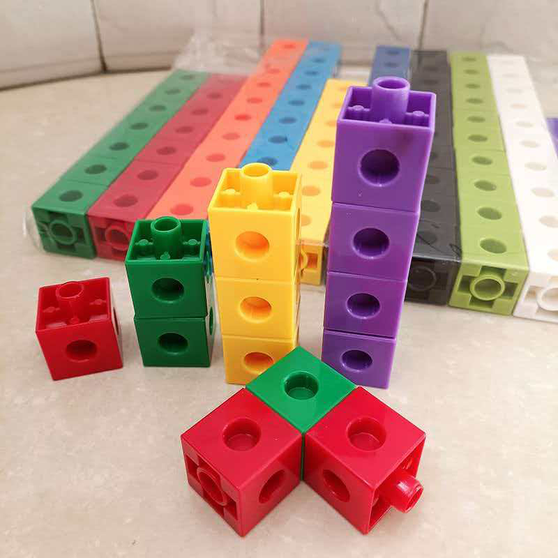 ชุดลูกบาศก์เชื่อมต่อ 100 ชิ้น  - Math Manipulative Set บทวิจารณ์และราคา
