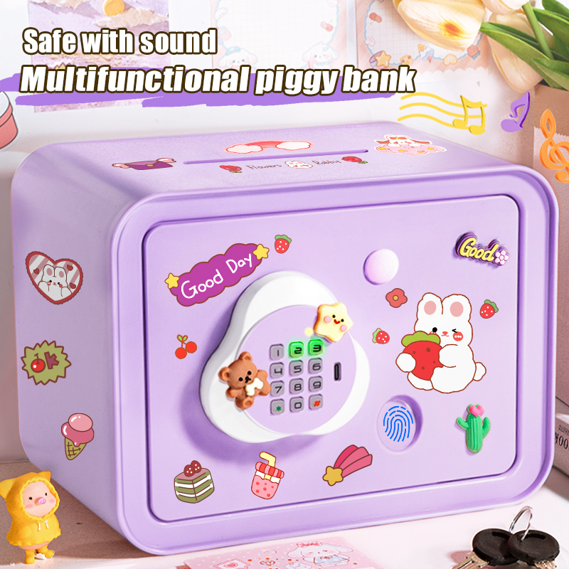 เด็ก Mini ลายนิ้วมือ Piggy Ban - Kids Education Money บทวิจารณ์และราคา