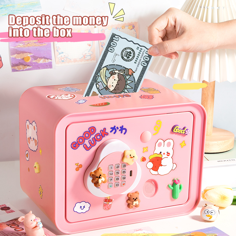 เด็ก Mini ลายนิ้วมือ Piggy Ban - Kids Education Money บทวิจารณ์และราคา