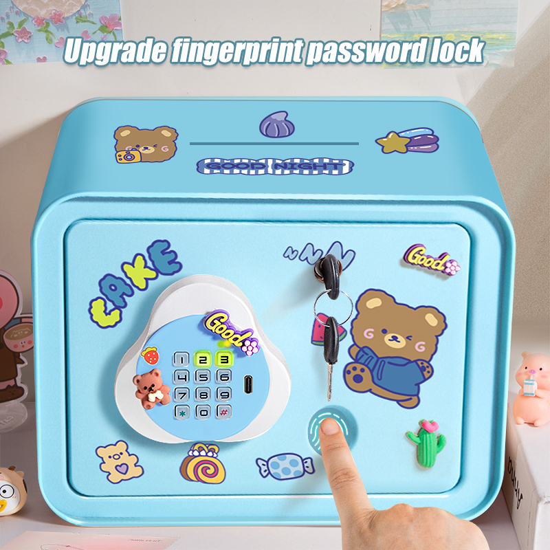 เด็ก Mini ลายนิ้วมือ Piggy Ban - Kids Education Money บทวิจารณ์และราคา