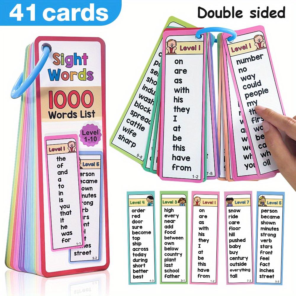 1000 Sight Words แฟลชการ์ดสําห - Kids Education Fun บทวิจารณ์และราคา
