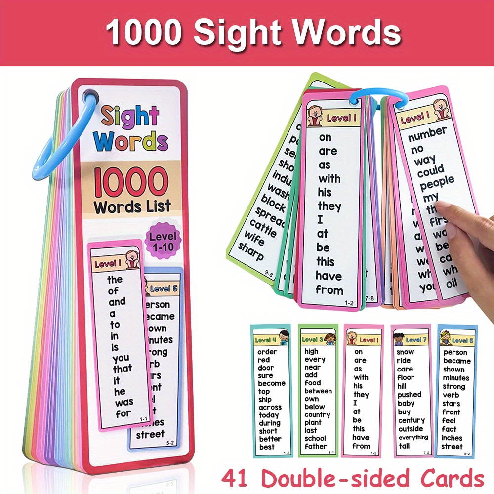 1000 Sight Words แฟลชการ์ดสําห - Kids Education Fun บทวิจารณ์และราคา