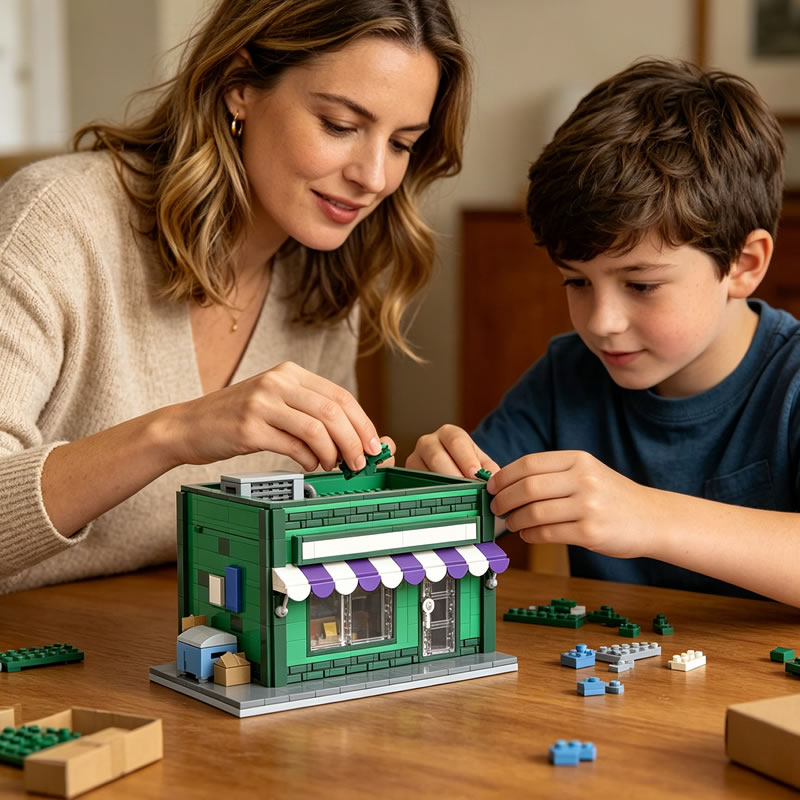 ตัวต่อ MOC ร้านค้าขนาดเล็กแบบโ - Kids Education And You บทวิจารณ์และราคา