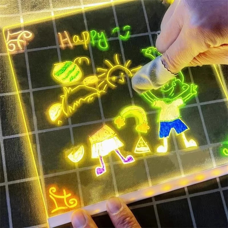 กระดานวาดภาพเด็ก Magic Glow: แ - Kids Education Fun บทวิจารณ์และราคา
