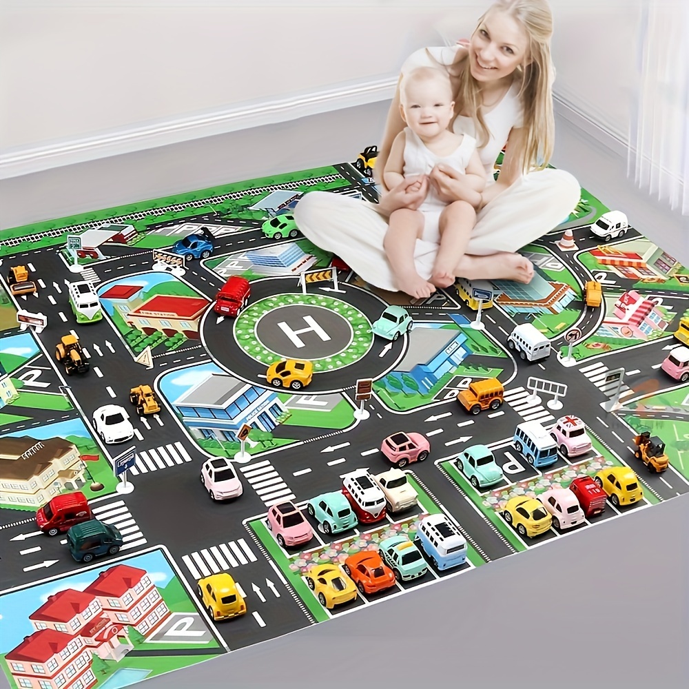 1 pc, City Traffic Play Mat, แ - Kids No Education บทวิจารณ์และราคา