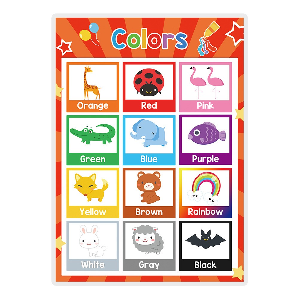 โปสเตอร์คณิตศาสตร์สำหรับเด็ก โ - English Kids Education บทวิจารณ์และราคา