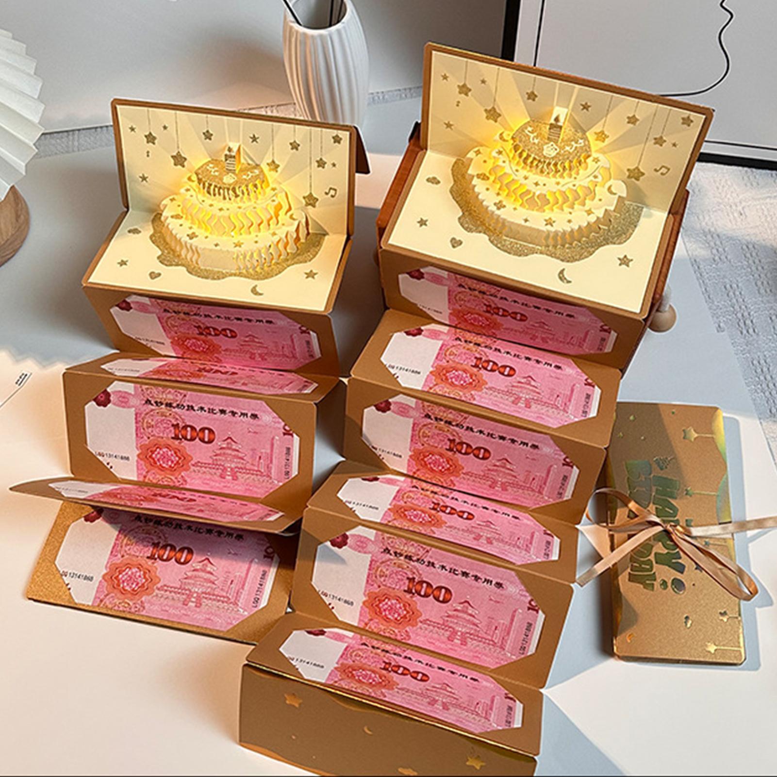 กล่องของขวัญตลก 3 มิติ รูปเค้ก - Kids Education Money บทวิจารณ์และราคา