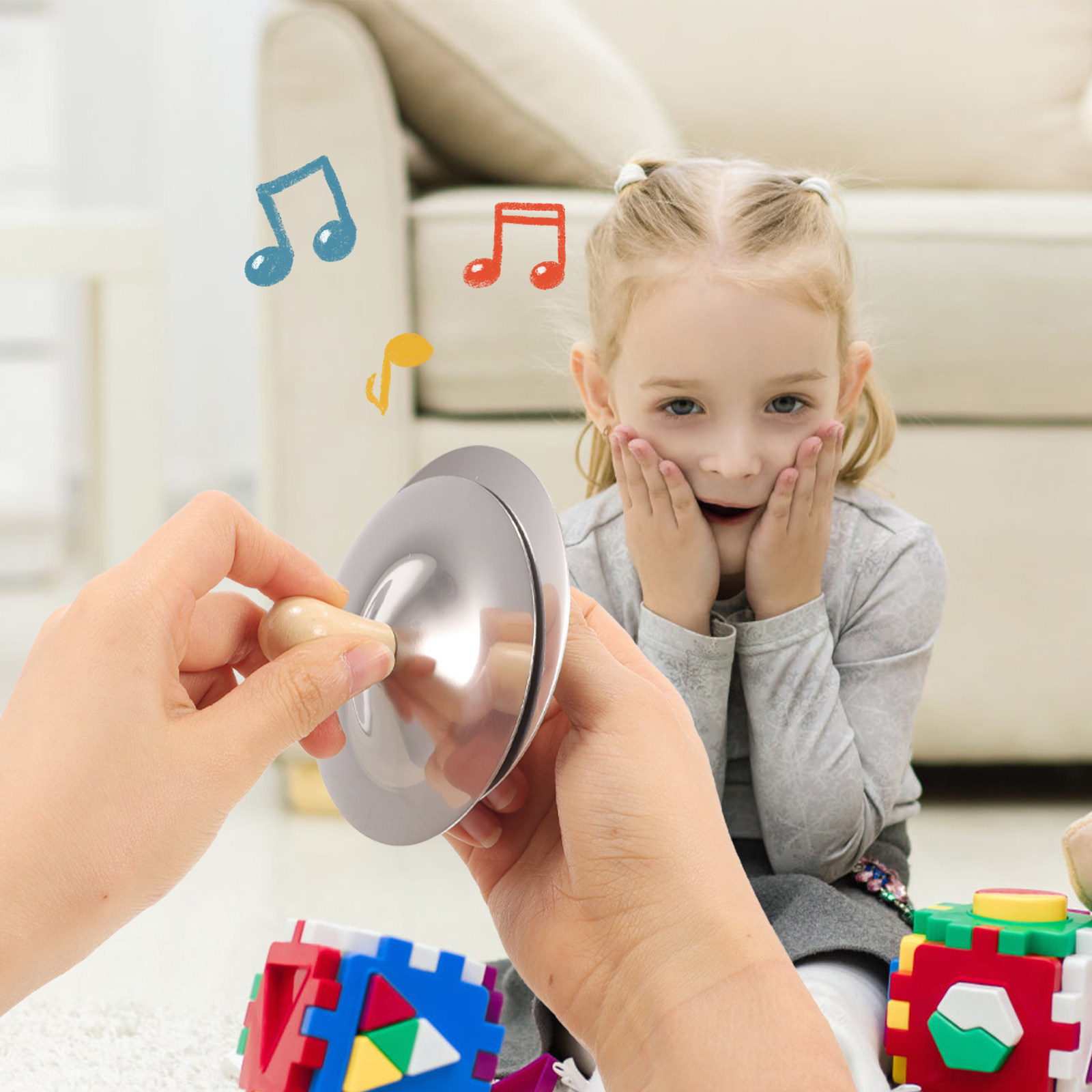 2 ชิ้น ไซม์บัลขนาดเล็กสำหรับเด - Kids Education Music บทวิจารณ์และราคา