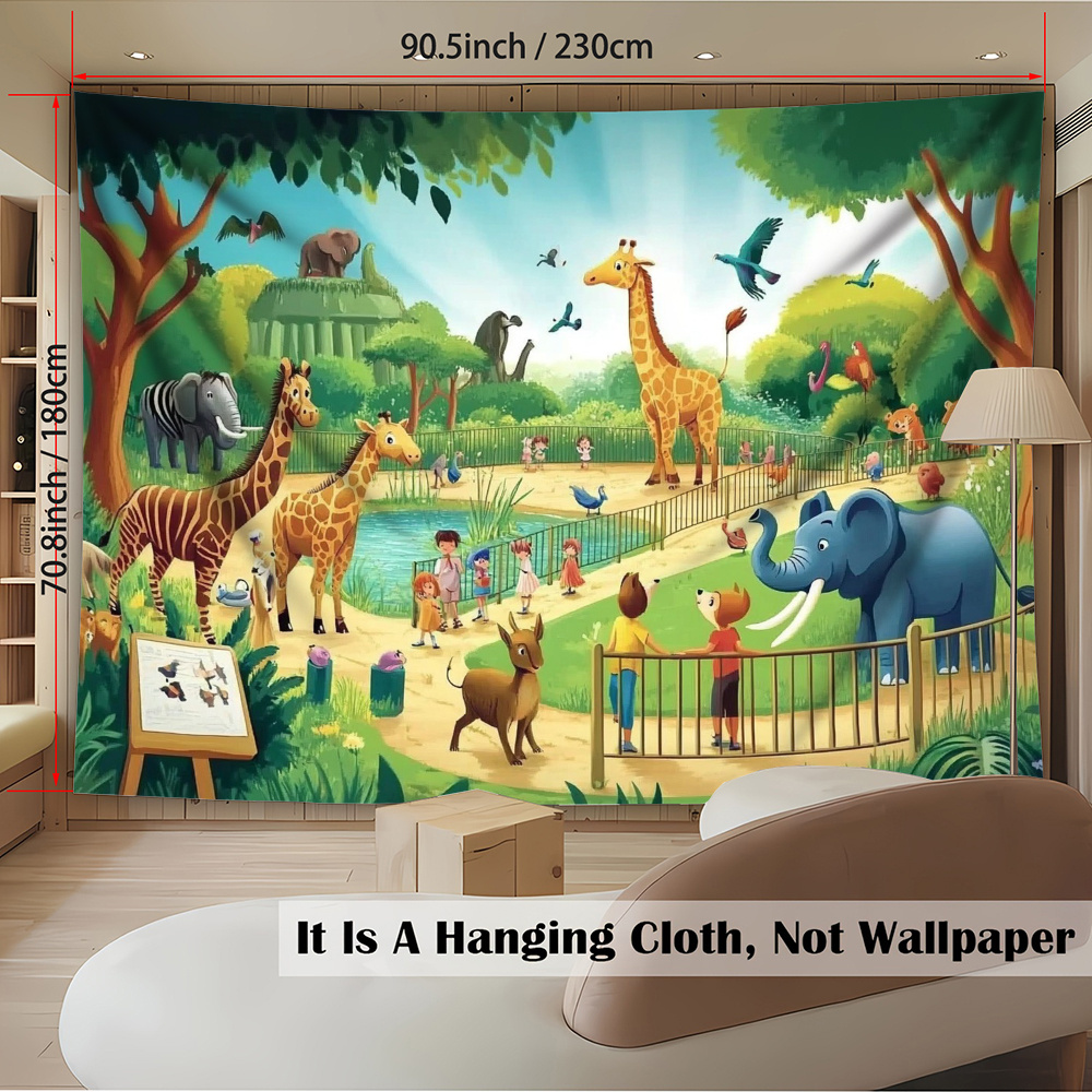 1 ชิ้น ผ้าแขวนผนังลายการ์ตูนสั - Kids Education Background บทวิจารณ์และราคา